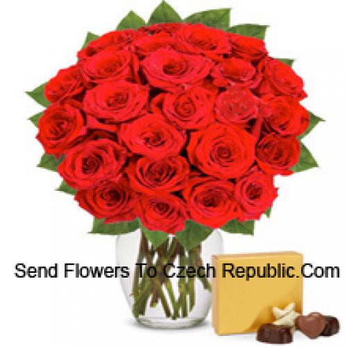 31 Red Roses with Imported Chocolates