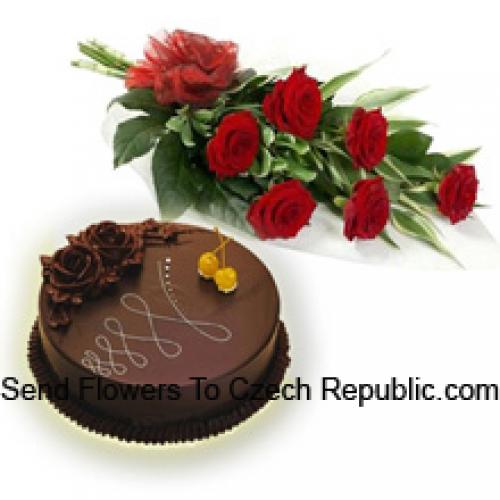 7 Belle Rose 1/2 Kg Torta al Cioccolato