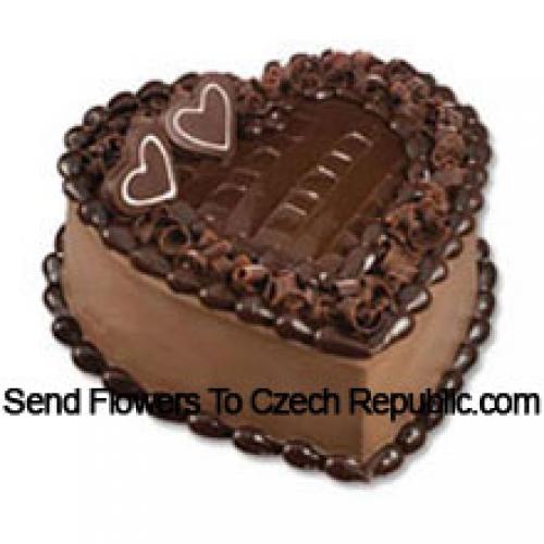 1 Kg Heart Chocolate Cake