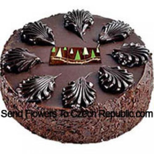 Mouthwatering 1/2 Kg Dark Chocolate Cake