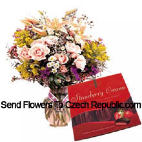 Flores Variadas Premium con Chocolates Importados