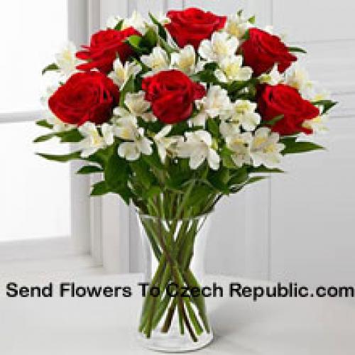 Elegant 7 Red Roses 