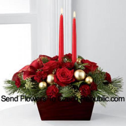 Gorgeous Centerpiece with Assorted Flowers